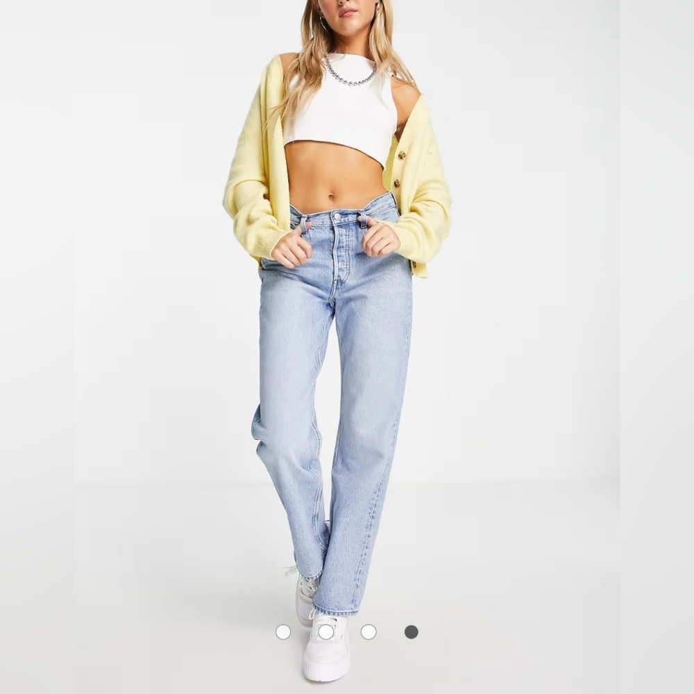❤️ & OTHER STORIES KEEPER HIGH RISE STRAIGHT LEG JEANS, 0 (25)